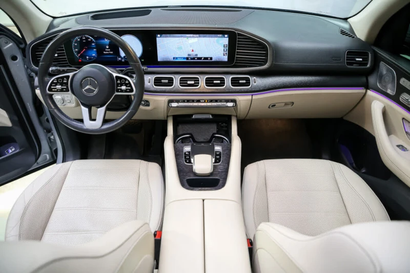 Mercedes-Benz GLE 450 FULL MAX* BURMESTER* DISTRONIC* МАСАЖИ* AMBIENT* P, снимка 12 - Автомобили и джипове - 53109652