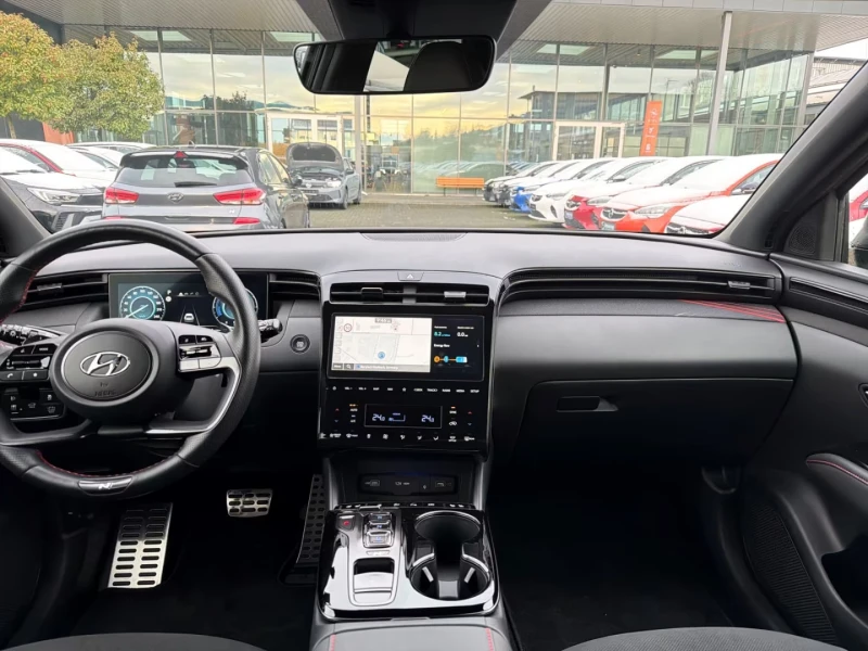 Hyundai Tucson 2.4HEV/230HP/N-LINE/360/4X4/NAVI/LED/ACC/883v, снимка 6 - Автомобили и джипове - 53244082