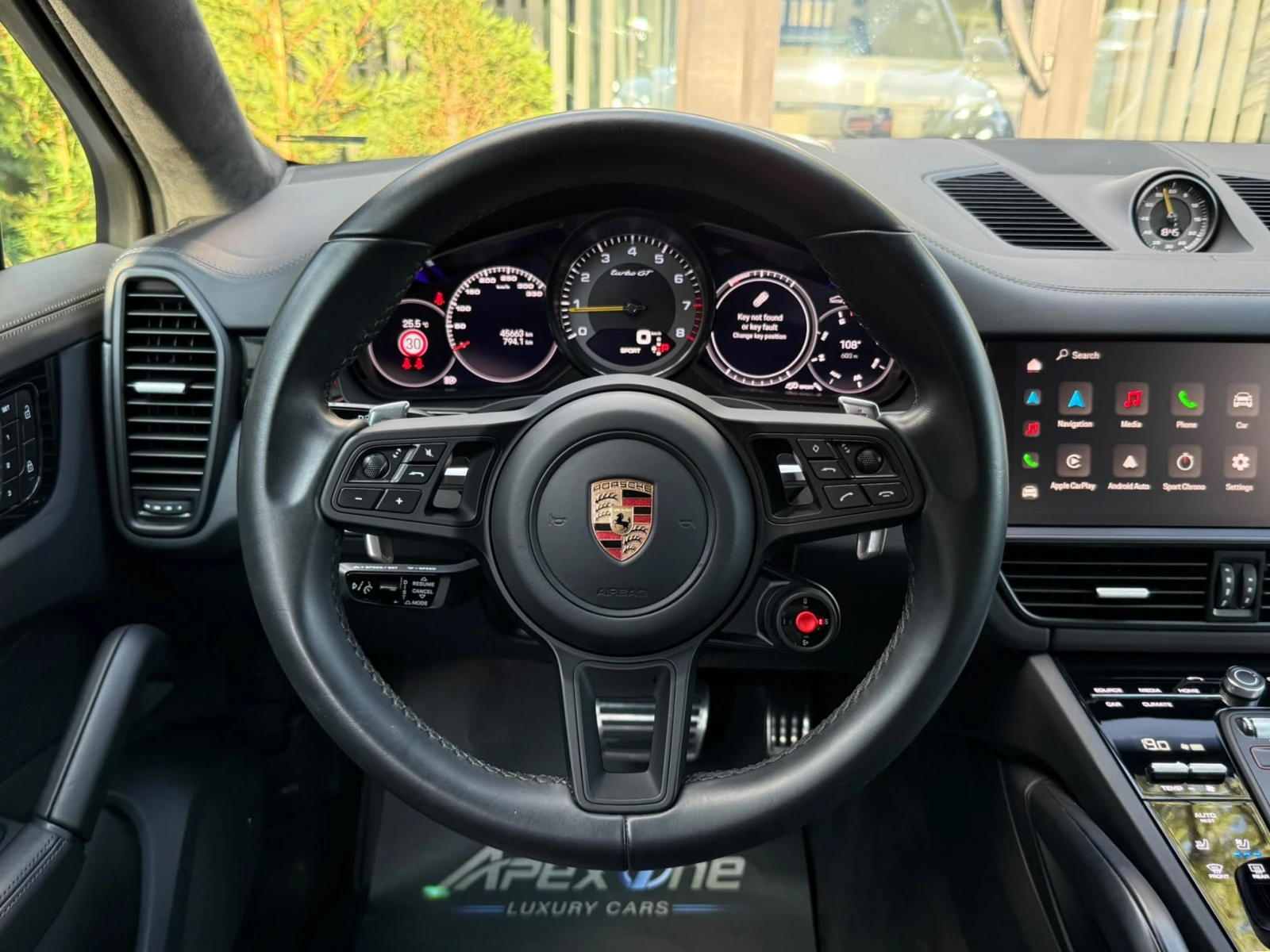 Porsche Cayenne TURBO GT/PORSCHE APPROVED/BOSE/TV/360/SPORT CHRONO, снимка 8 - Автомобили и джипове - 55051365
