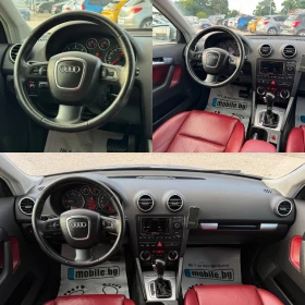 Audi A3 EXCLUSIVE* АВТОМАТИК* НАВИ* КОЖА* ПОДГРЕВ* , снимка 11