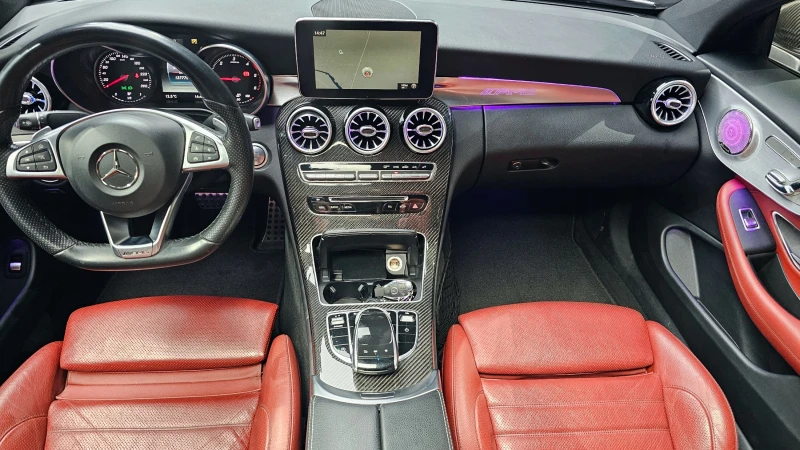 Mercedes-Benz C 220 COUPE/AMG/Пълна сервизна история !!!, снимка 8 - Автомобили и джипове - 53024143