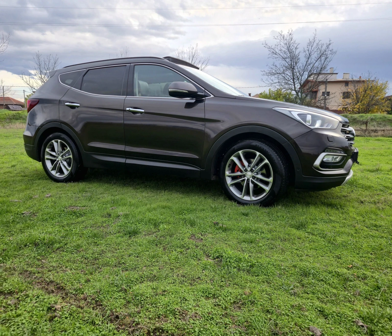 Hyundai Santa fe FULL PREMIUM 2.2CRDI 4х4 360 Камери, снимка 4 - Автомобили и джипове - 53660971