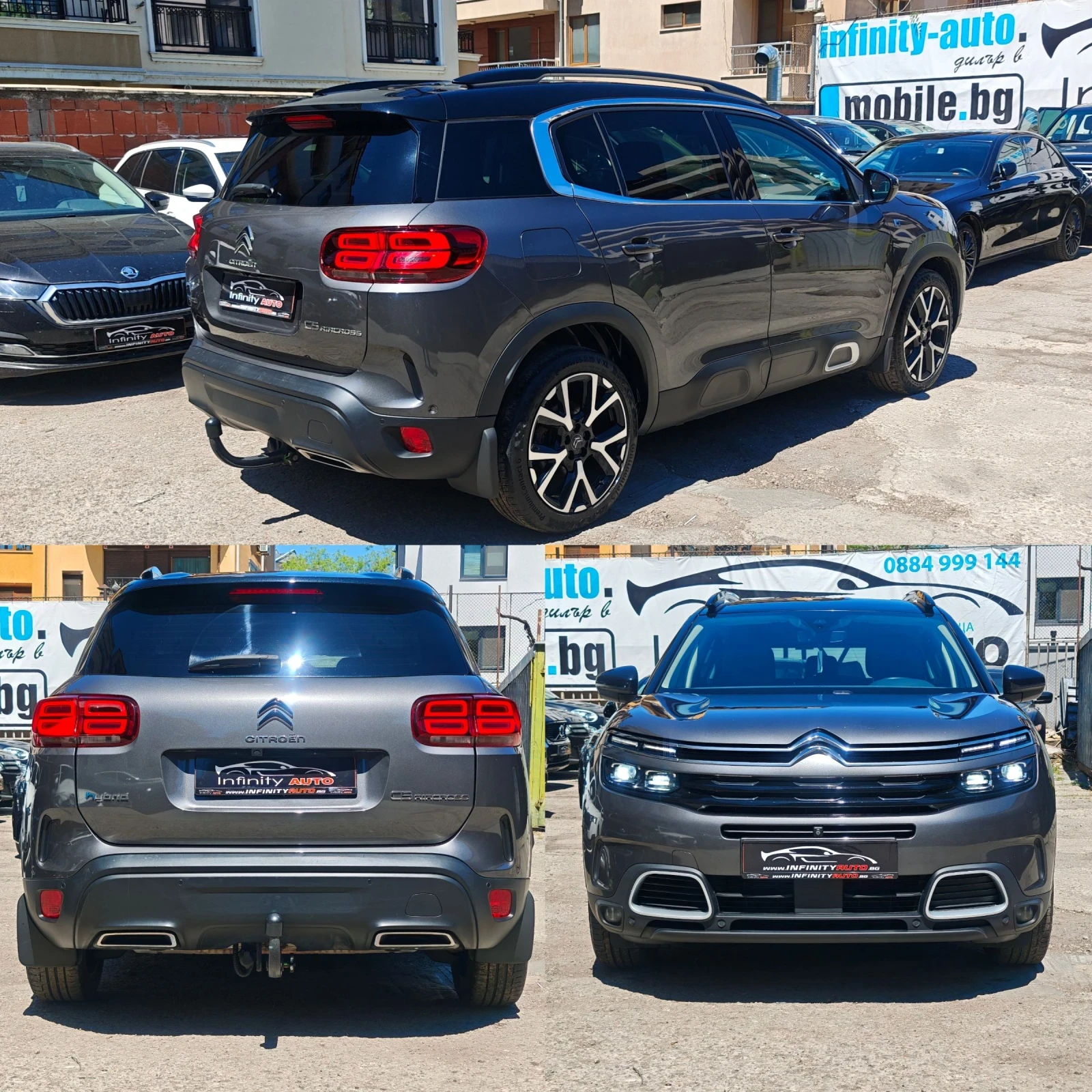 Citroen C5 Aircross 360 КАМЕРА, ДИСТРОНИК, КЕЙЛЕС, ПОДГРЕВ, ФУЛ, снимка 4 - Автомобили и джипове - 54555499