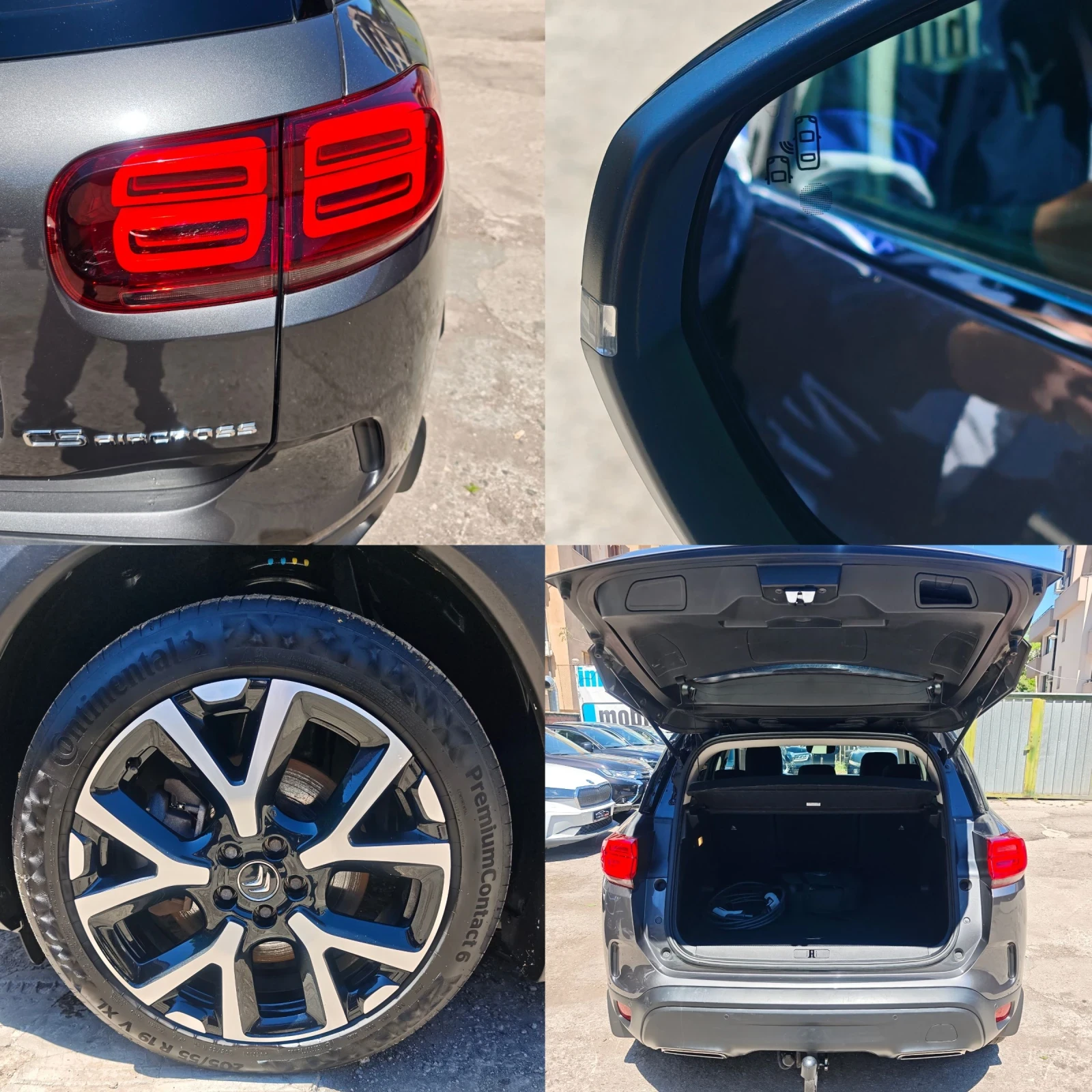 Citroen C5 Aircross 360 КАМЕРА, ДИСТРОНИК, КЕЙЛЕС, ПОДГРЕВ, ФУЛ, снимка 16 - Автомобили и джипове - 54555499