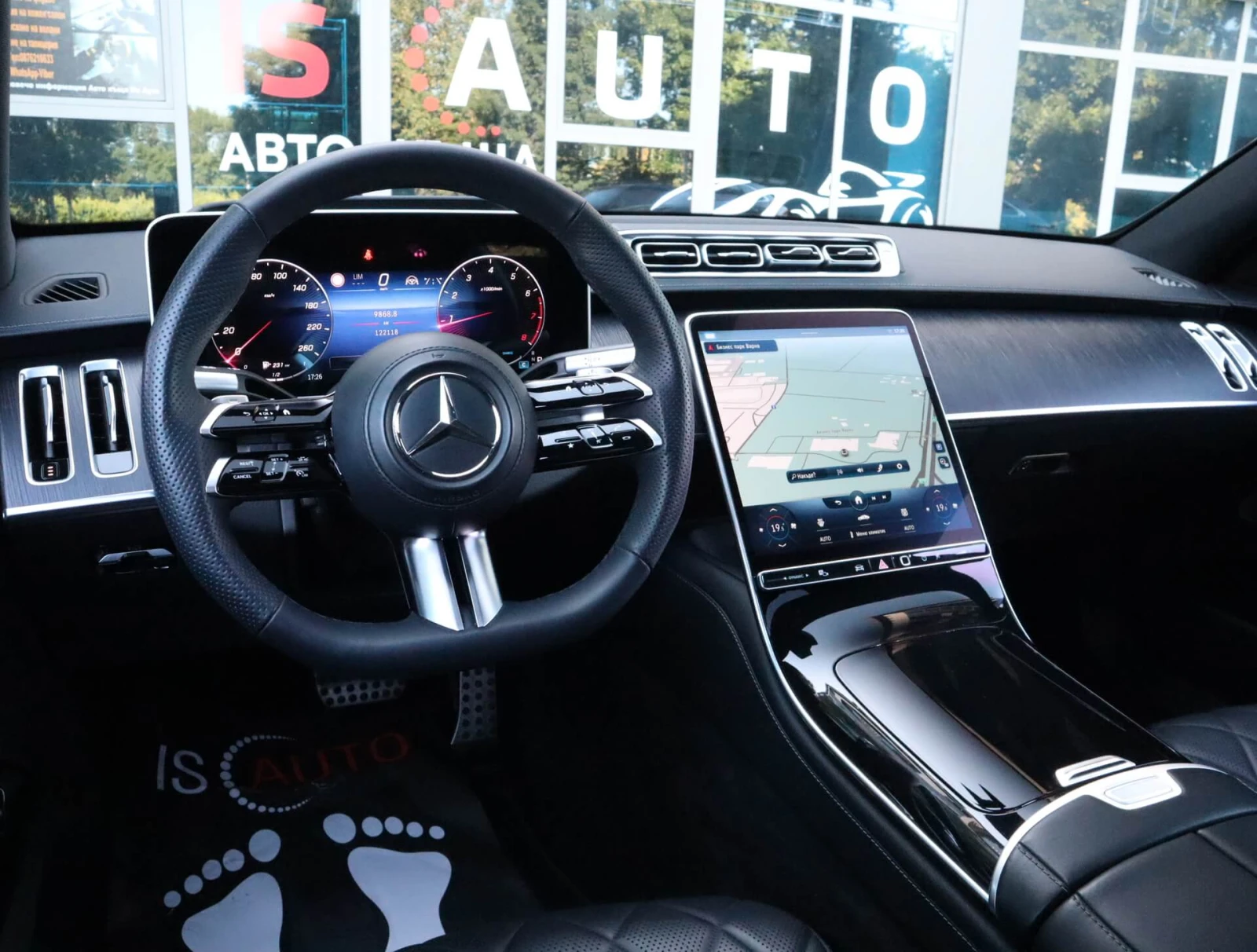 Mercedes-Benz S 500 Long/4Matic/AMG/RSE/Burmester/Камера 360/MBUX/Обду, снимка 7 - Автомобили и джипове - 55676055