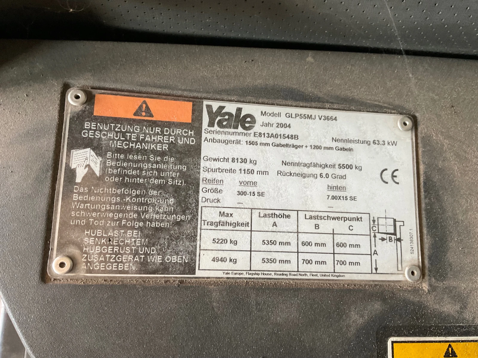  Yale GLP55MJ Top Zustand.  | Mobile.bg   9