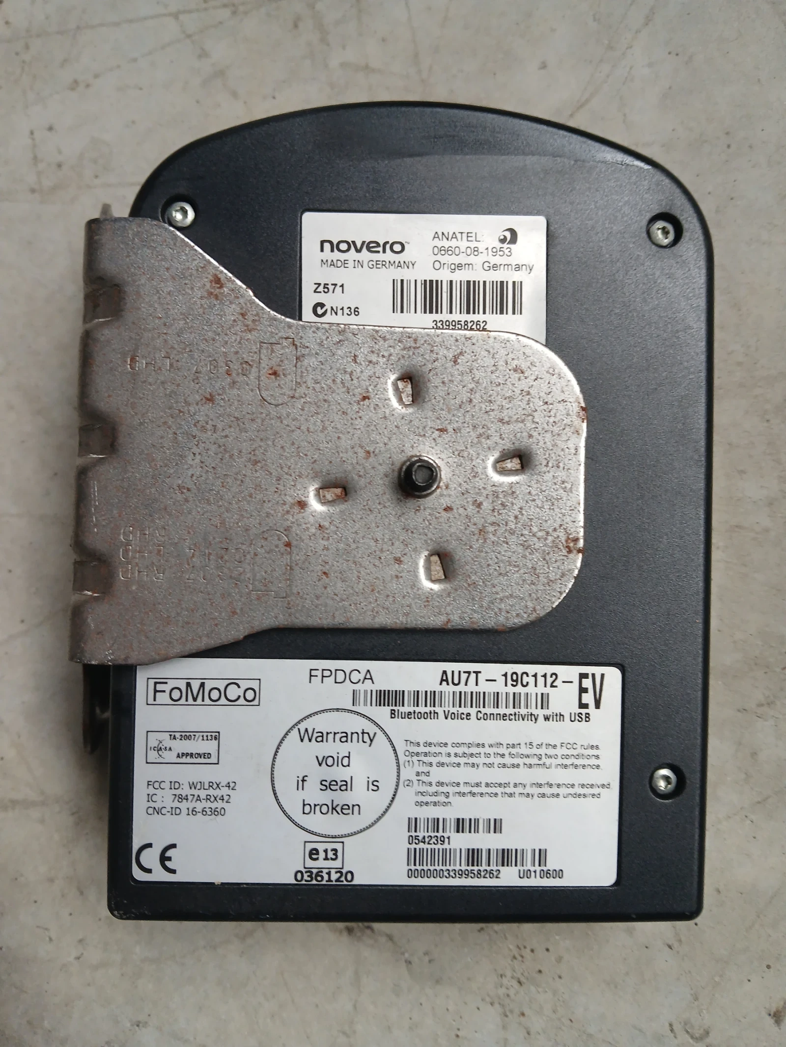 4M5T-14B507-AB модул Bluetooth Ford Kuga  AU7T-19C112-EV