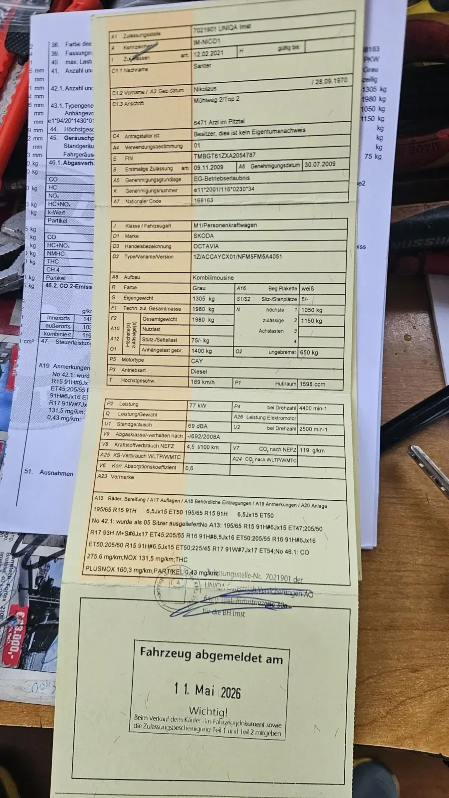 Skoda Octavia 1.6tdi.105ks.klimatron.euro5, снимка 12 - Автомобили и джипове - 54658210