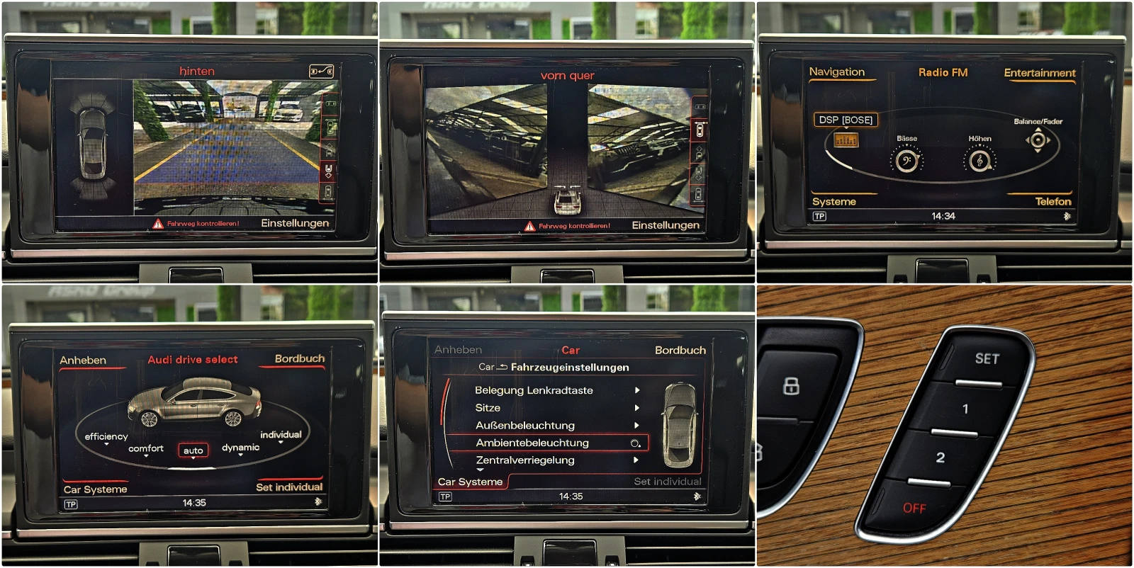 Audi A7 RS7/S-LINE/GERMANY/360CAMERA/BOSE/ПОДГРЕВ/AIR/LIZI, снимка 14 - Автомобили и джипове - 54829105