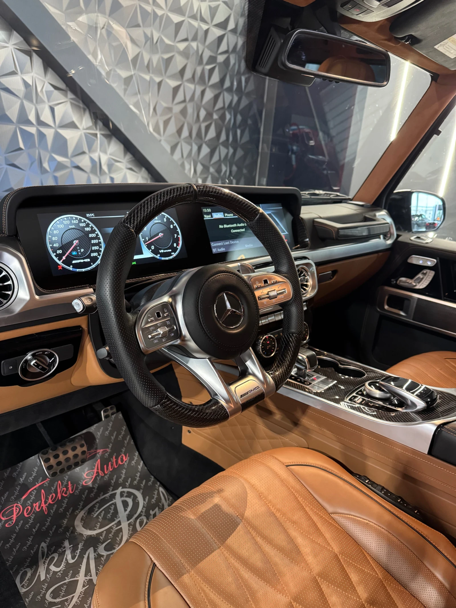 Mercedes-Benz G 63 AMG BRABUS * FULL Екстри * BURMASTER * FACELIFT - изображение 8