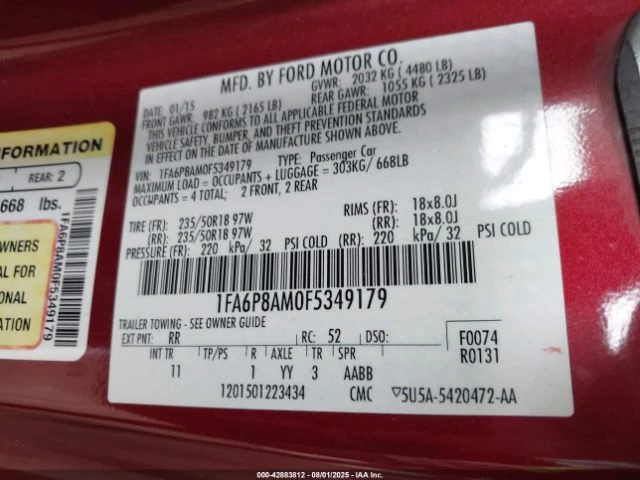 Ford Mustang V6 2015 - изображение 9
