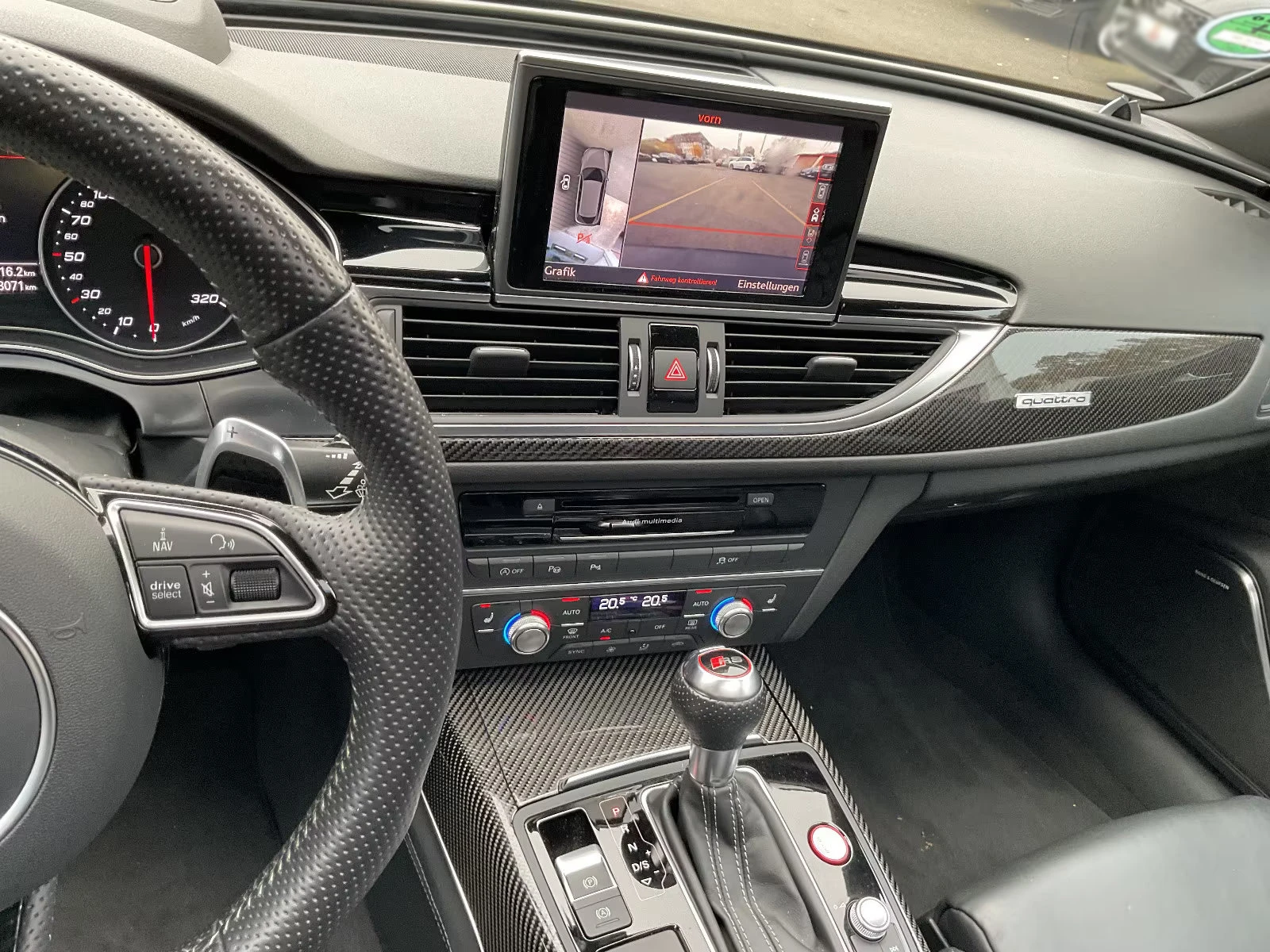 Audi Rs6 4.0TFSI/CARBON/605HP/PERFORMANCE/AKRAPOVIC/418f | Mobile.bg   12