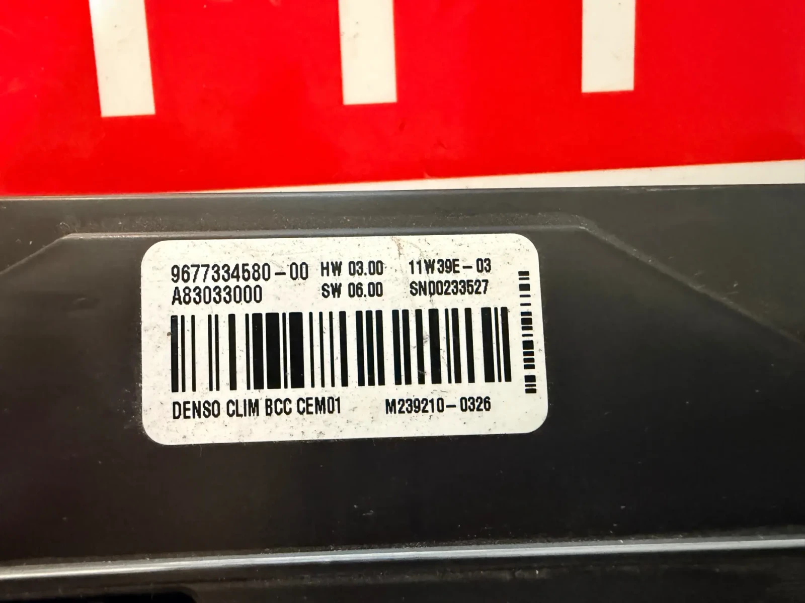 9677334580-00  ����� ����������� Citroen C4 Grand Picasso A83033000 DENSO CLIM BCC CEM01 | Mobile.bg � ����������� 2