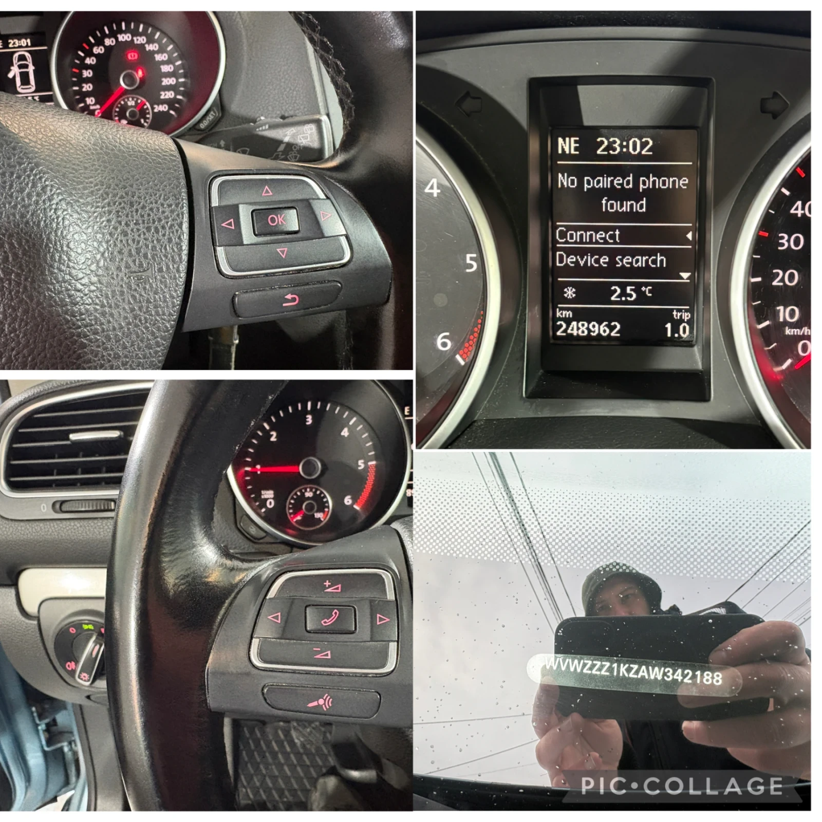 VW Golf Обслужен, подгрев, Нави, парктроник , снимка 14 - Автомобили и джипове - 54142554