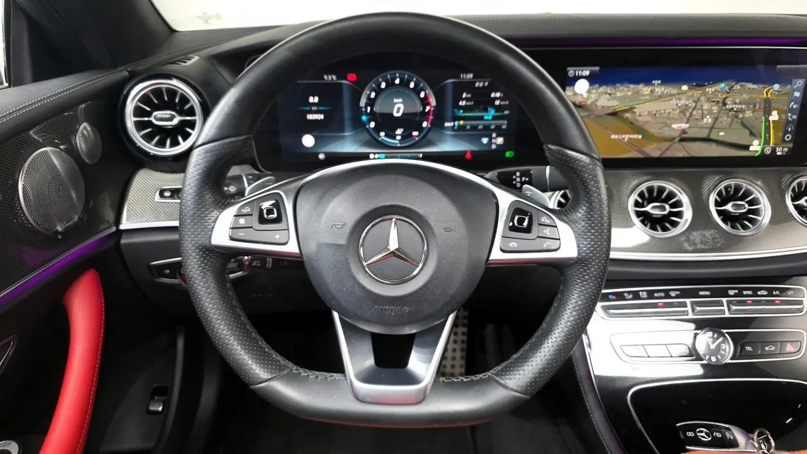 Mercedes-Benz E 400 AMG line/360 Cam/Подгрев/Обдух/HUD/, снимка 5 - Автомобили и джипове - 54765489