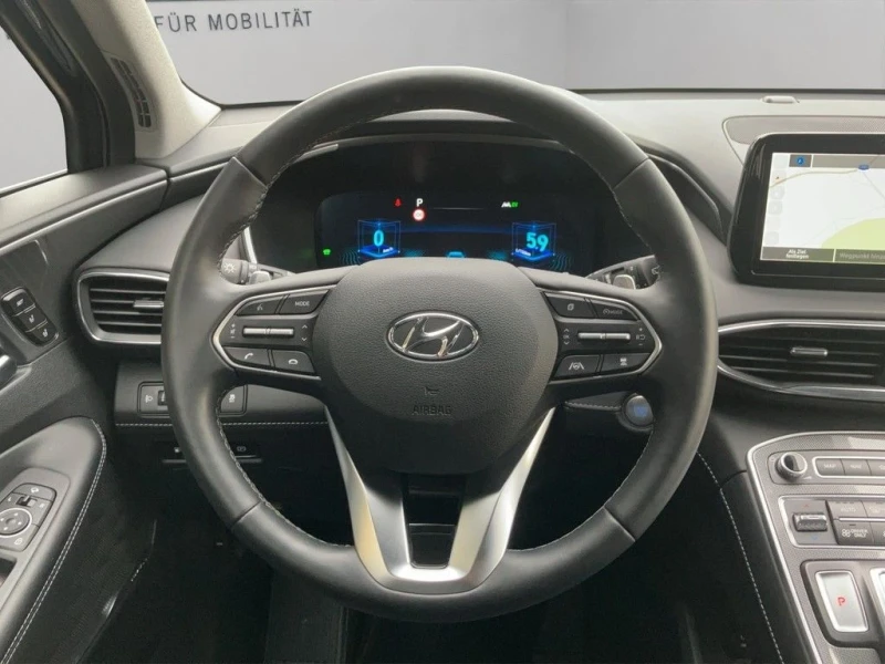 Hyundai Santa fe Plug-in 6-Sitzer 1.6 T-GDi 4WD 6A ГАРАНЦИОННА! , снимка 8 - Автомобили и джипове - 48937258