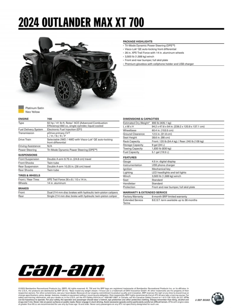 Can-Am Outlander, снимка 11 - Мотоциклети и мототехника - 48555669