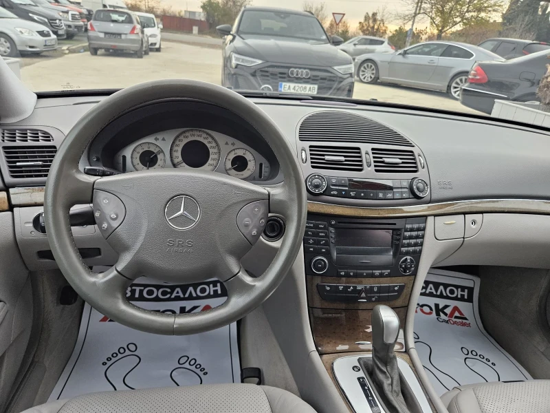 Mercedes-Benz E 270 2.7CDI-177кс= АВТОМАТ= КСЕНОН= АВТОПИЛОТ= ПОДГРЕВ, снимка 12 - Автомобили и джипове - 48070779