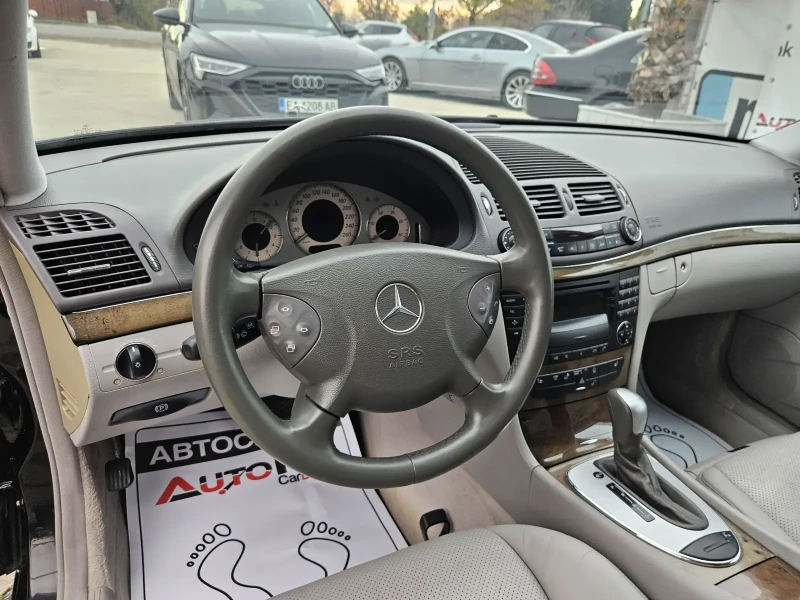 Mercedes-Benz E 270 2.7CDI-177кс= АВТОМАТ= КСЕНОН= АВТОПИЛОТ= ПОДГРЕВ, снимка 8 - Автомобили и джипове - 48070779