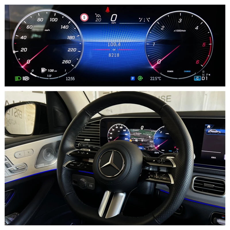 Mercedes-Benz GLE 450 d 4M AIRMATIC NIGHT PACK BURM 360, снимка 9 - Автомобили и джипове - 51607144