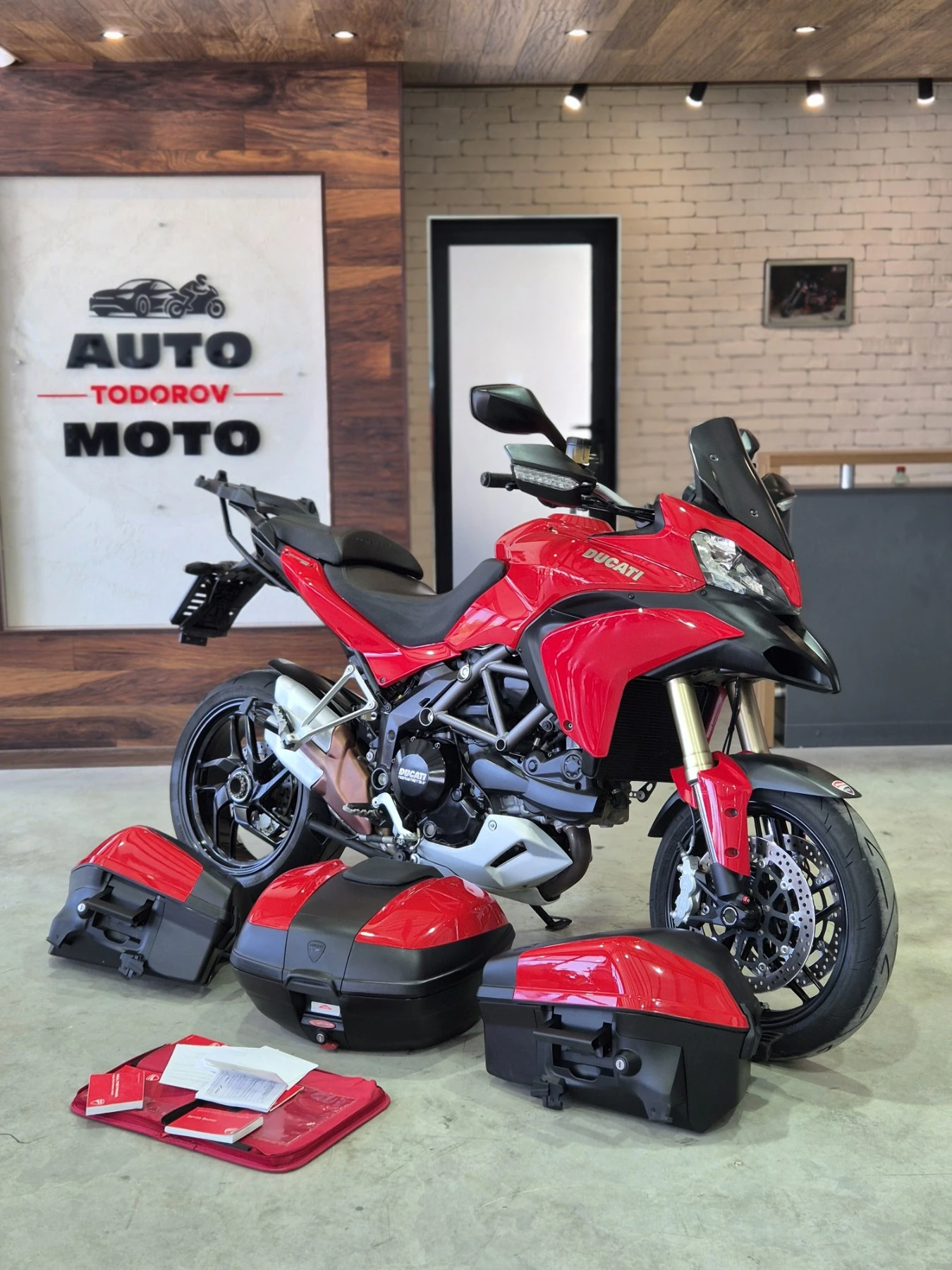 Ducati Multistrada 1200 ABS TC 45000км!  Нов внос от ШВЕЙЦАРИЯ!, снимка 1 - Мотоциклети и мототехника - 55187272