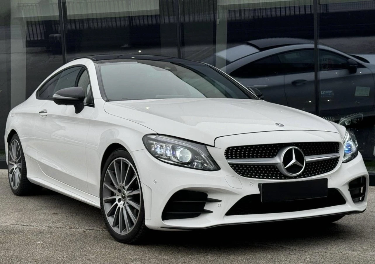 Mercedes-Benz C 220 AMG Coupe 4MATIC 80000км. - 2020г. - 9G Tronic, снимка 2 - Автомобили и джипове - 55100267