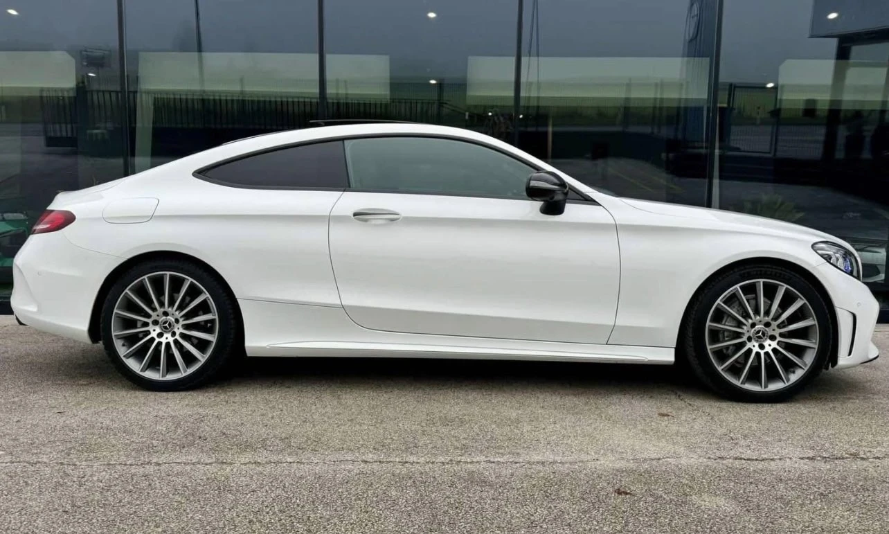 Mercedes-Benz C 220 AMG Coupe 4MATIC 80000км. - 2020г. - 9G Tronic, снимка 6 - Автомобили и джипове - 55100267