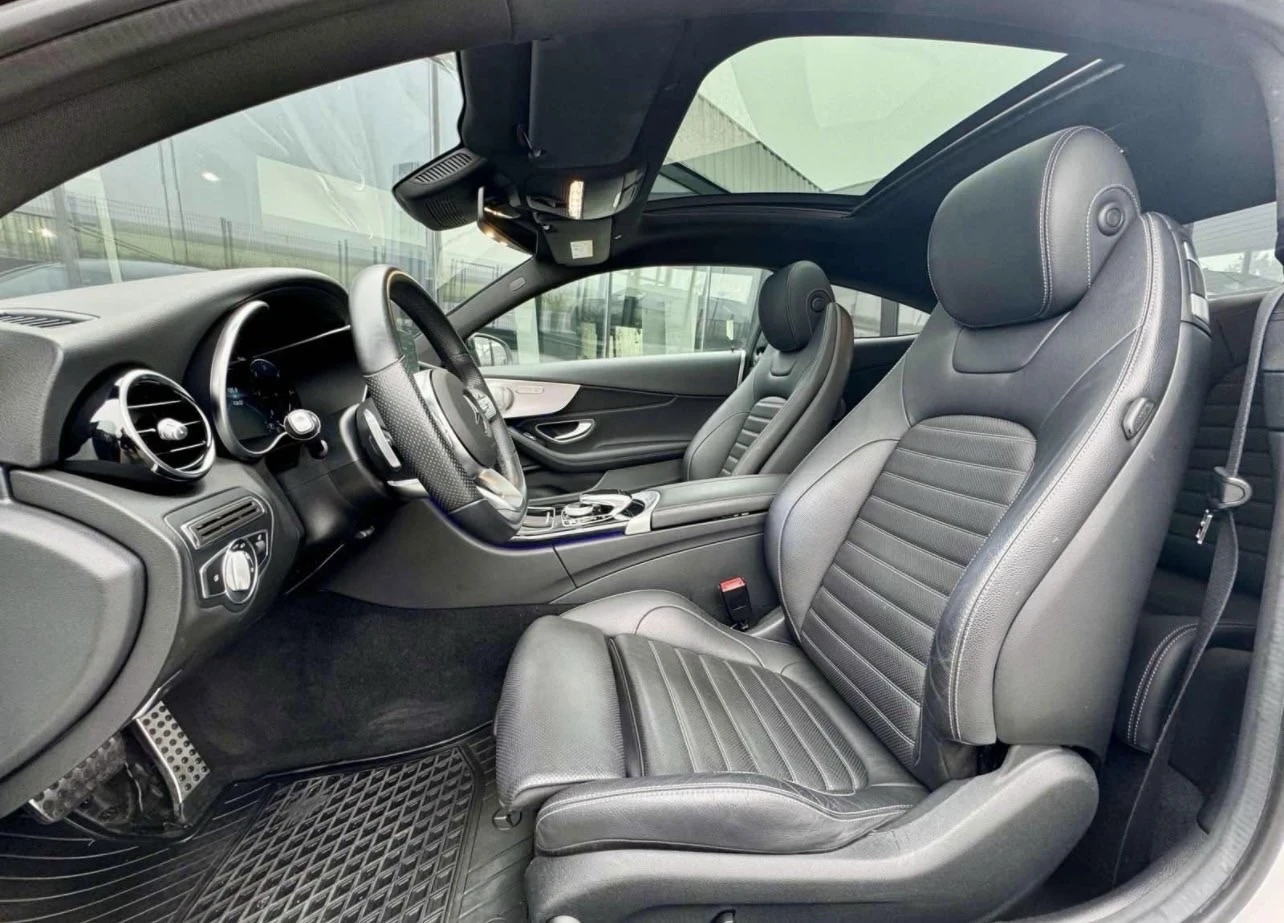 Mercedes-Benz C 220 AMG Coupe 4MATIC 80000км. - 2020г. - 9G Tronic, снимка 8 - Автомобили и джипове - 55100267