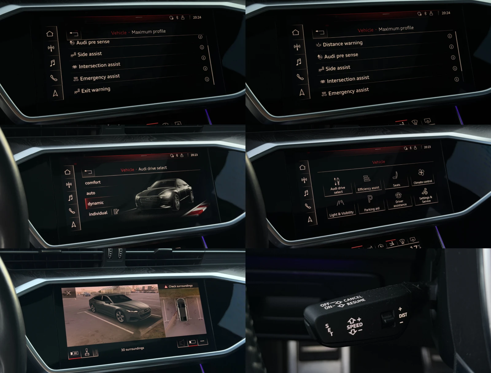 Audi A7 S-LINE* HUD* MATRIX* ОБДУХ* ДИСТ* 360* ПАНО* ВАКУУ, снимка 16 - Автомобили и джипове - 56041137