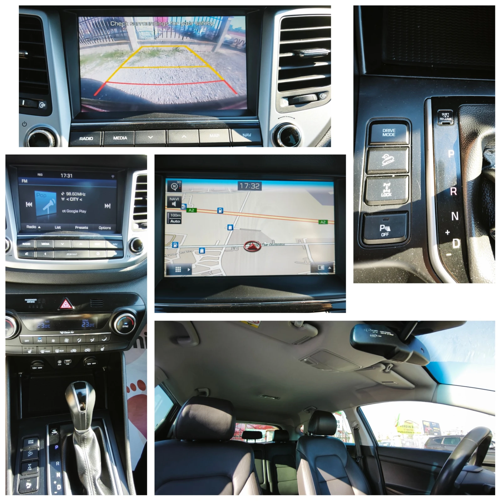 Hyundai Tucson 1.6i AUTOMATIC - 4x4 - EURO6 , снимка 15 - Автомобили и джипове - 55070655