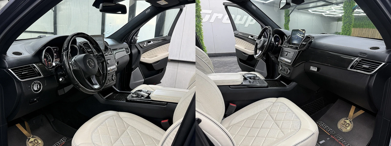 Mercedes-Benz GLE 500 designo/AMG-/PANORAMA/KeylessGo/ГЕРМАНИЯ ЛИЗИНГ, снимка 11 - Автомобили и джипове - 55830031