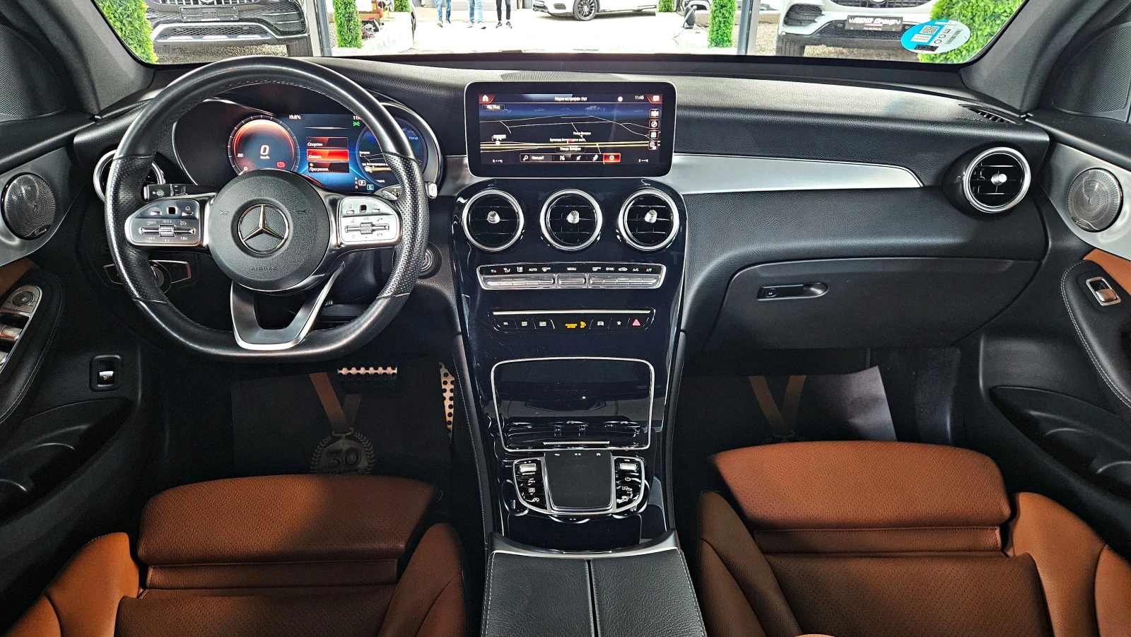 Mercedes-Benz GLC Coupe 200/AMG/GERMANY/VIRTUAL/HEAD UP/CAMERA/BLIND SP/LI, снимка 9 - Автомобили и джипове - 56270901