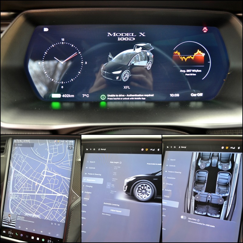 Tesla Model X 100D Self Driving, снимка 12 - Автомобили и джипове - 44398305