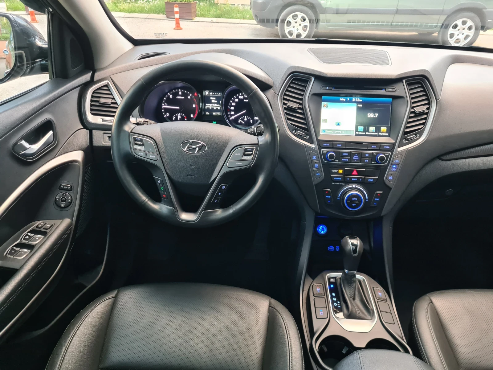 Hyundai Santa fe 2.2 CRDI 202к.с. 4WD 6+ 1, снимка 13 - Автомобили и джипове - 54445013