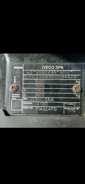 Iveco Daily 35C16, 2.3куб., 4.10 междуосие, снимка 8