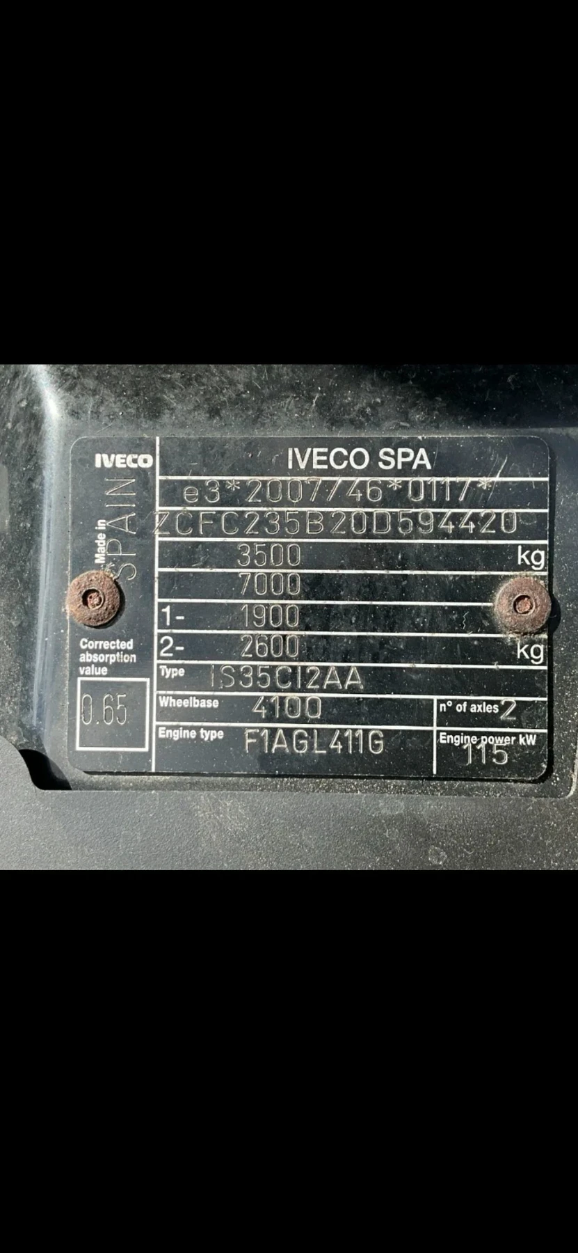 Iveco Daily 35C16, 2.3куб., 4.10 междуосие, снимка 8 - Бусове и автобуси - 56196065