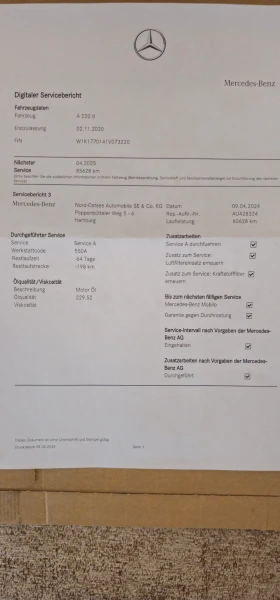 Mercedes-Benz A 220 A220 AMG LINE TUV, снимка 17