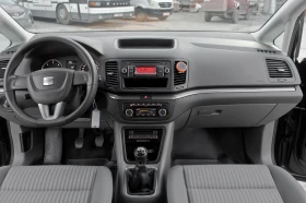 Seat Alhambra 2.0TDI-РЕГИСТРИРАН-ECOMOTIVE-6+ 1-140 кс.-ОБСЛУЖЕН, снимка 14