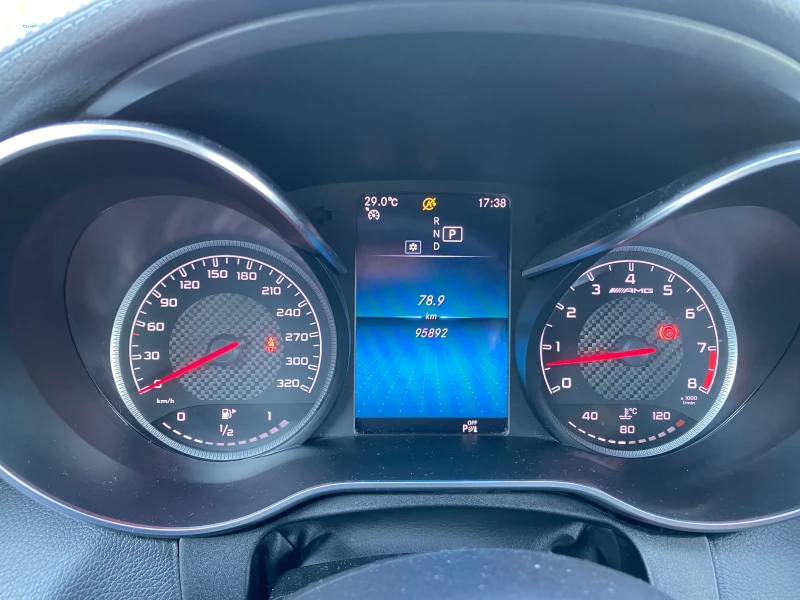 Mercedes-Benz C 63 AMG FACELIFT ОБСЛУЖЕН РЕАЛНИ КМ, снимка 12 - Автомобили и джипове - 51353881