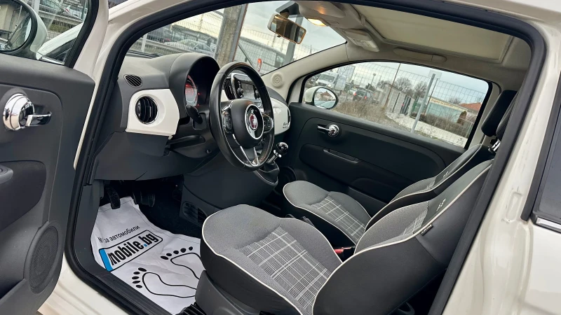 Fiat 500 1.2i Газ! Клима! Панорама! EURO 6B, снимка 10 - Автомобили и джипове - 53248433