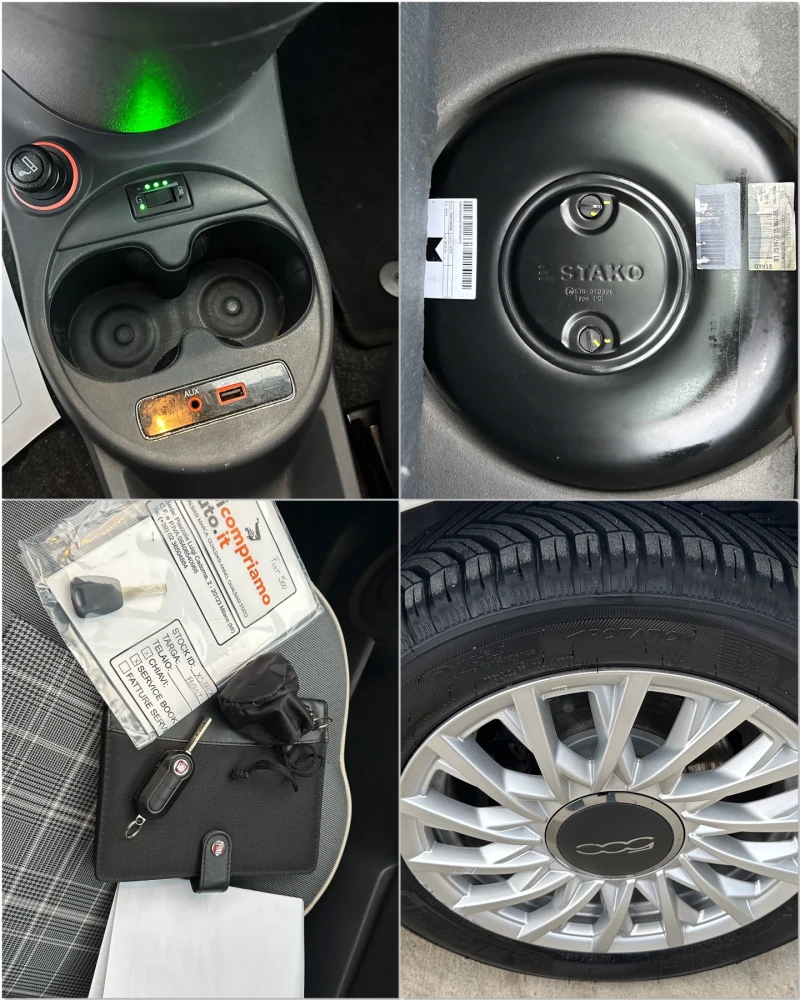 Fiat 500 1.2i Газ! Клима! Панорама! EURO 6B, снимка 17 - Автомобили и джипове - 53248433