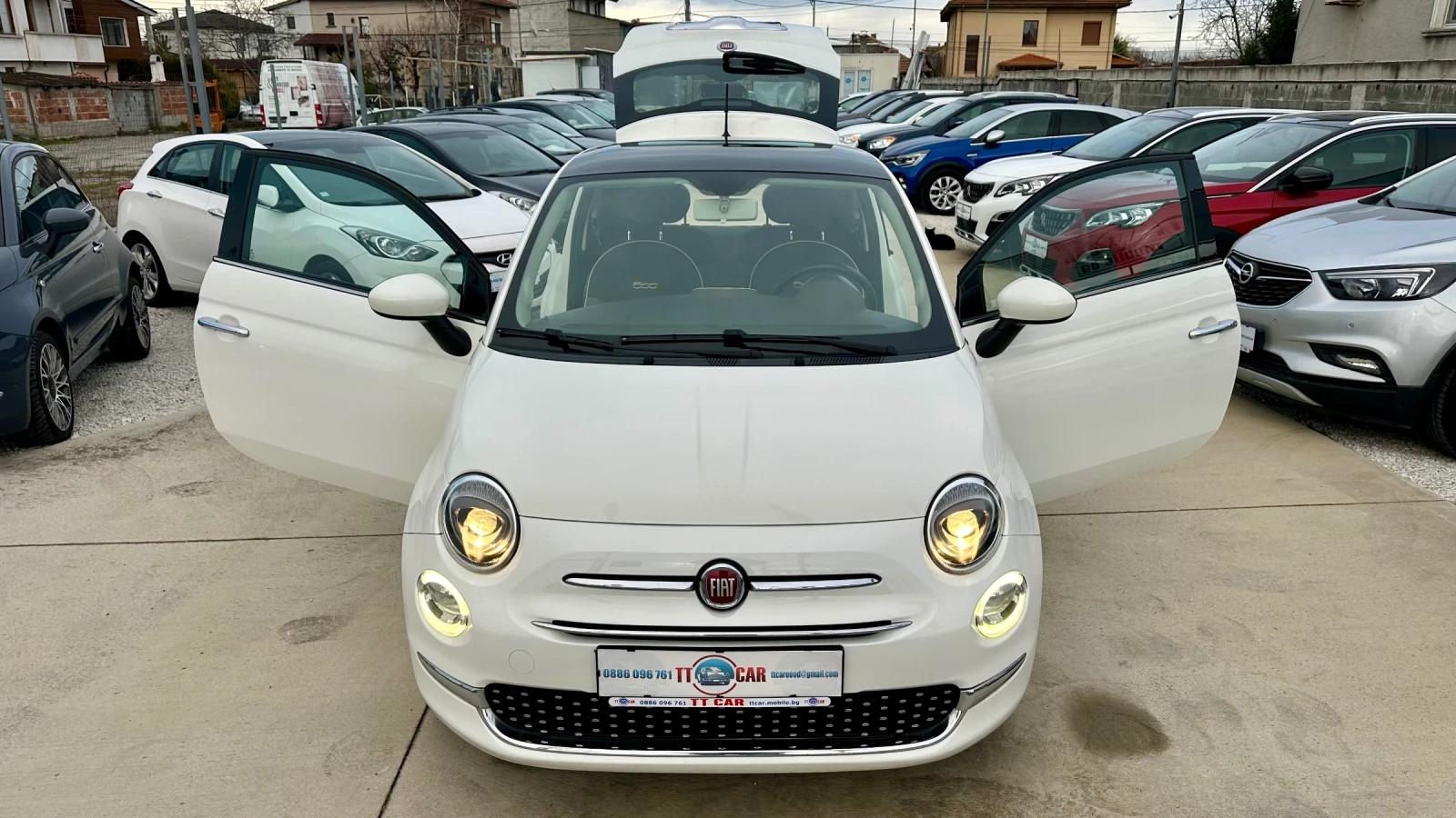 Fiat 500 1.2i Газ! Клима! Панорама! EURO 6B - изображение 9