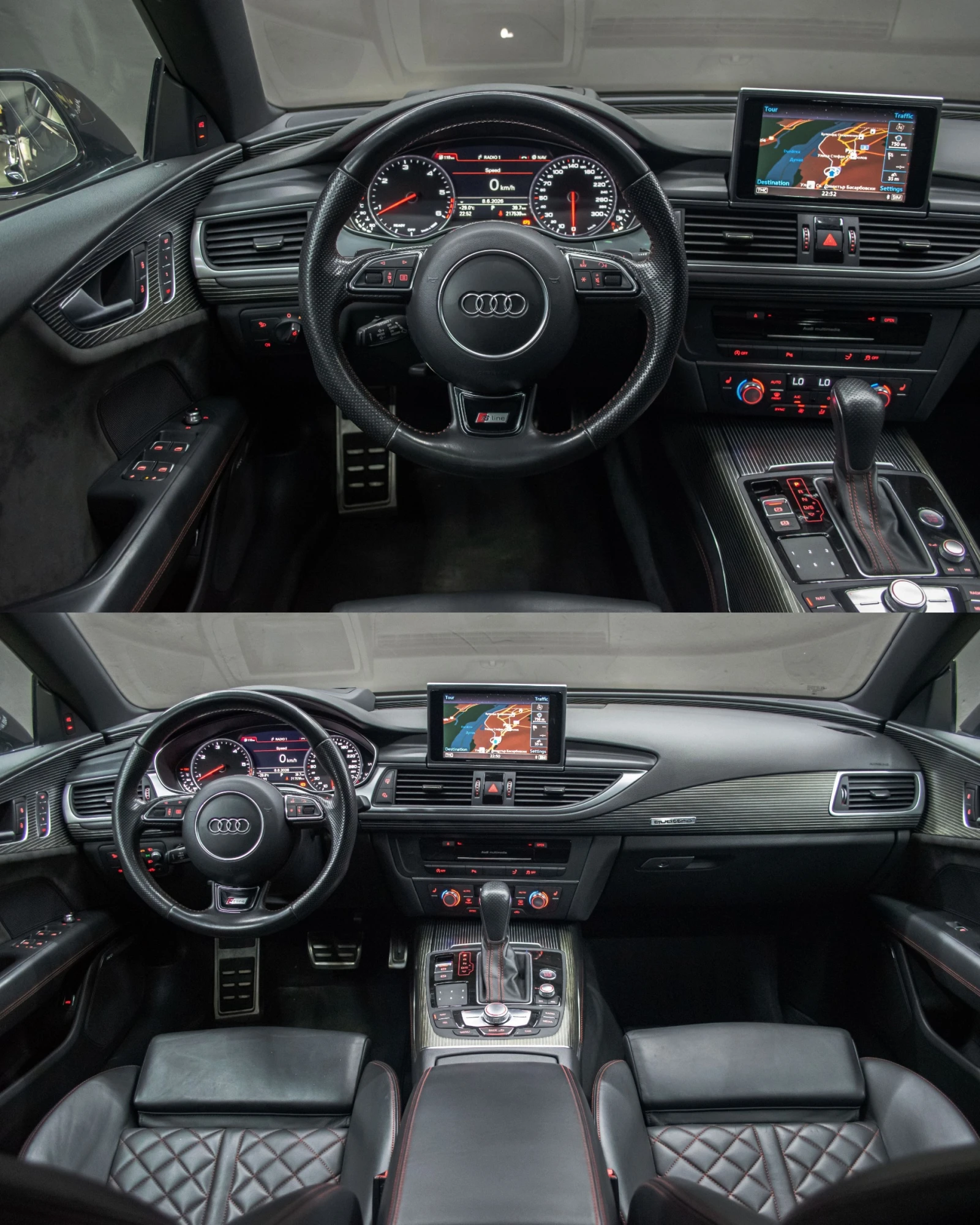 Audi A7 3.0BiTDI/Competition/21/Bose/Печка/СервизнаИстория, снимка 5 - Автомобили и джипове - 54884267
