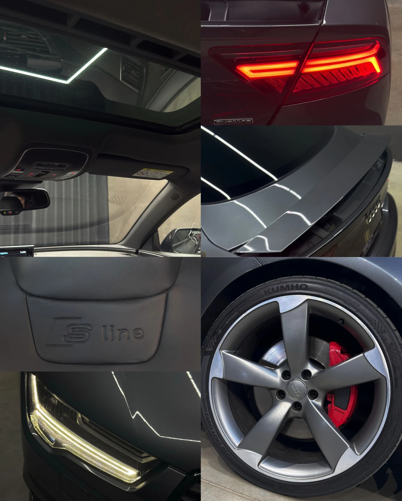 Audi A7 3.0BiTDI/Competition/21/Bose/Печка/СервизнаИстория, снимка 13 - Автомобили и джипове - 54884267