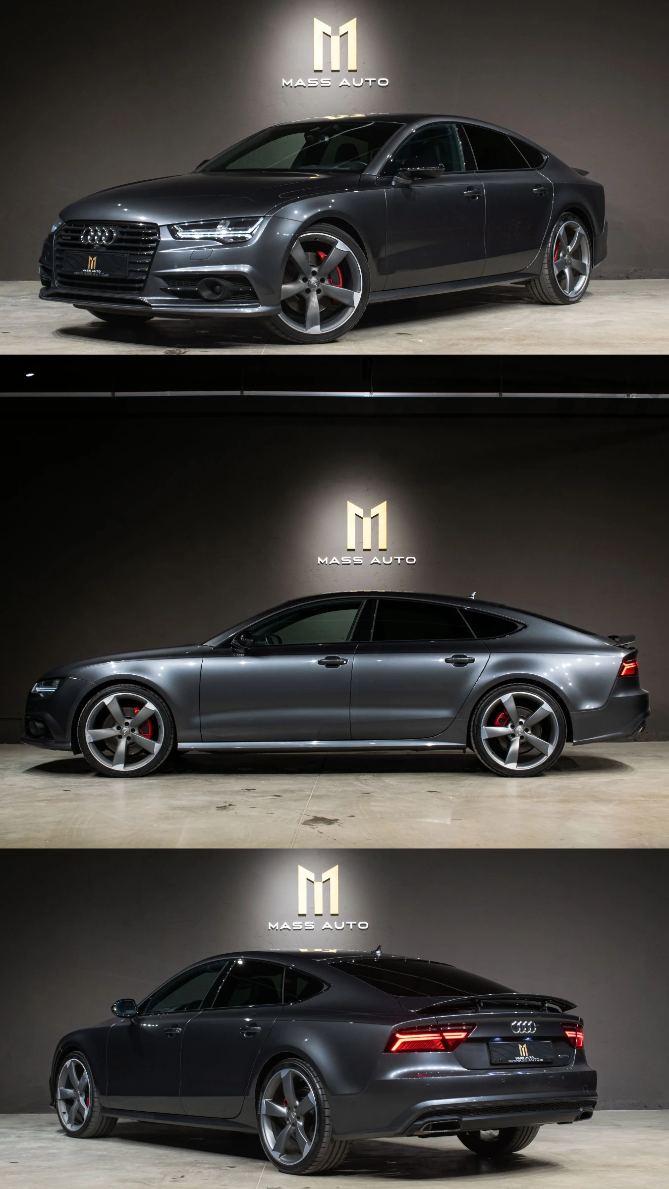 Audi A7 3.0BiTDI/Competition/21/Bose/Печка/СервизнаИстория, снимка 3 - Автомобили и джипове - 54884267