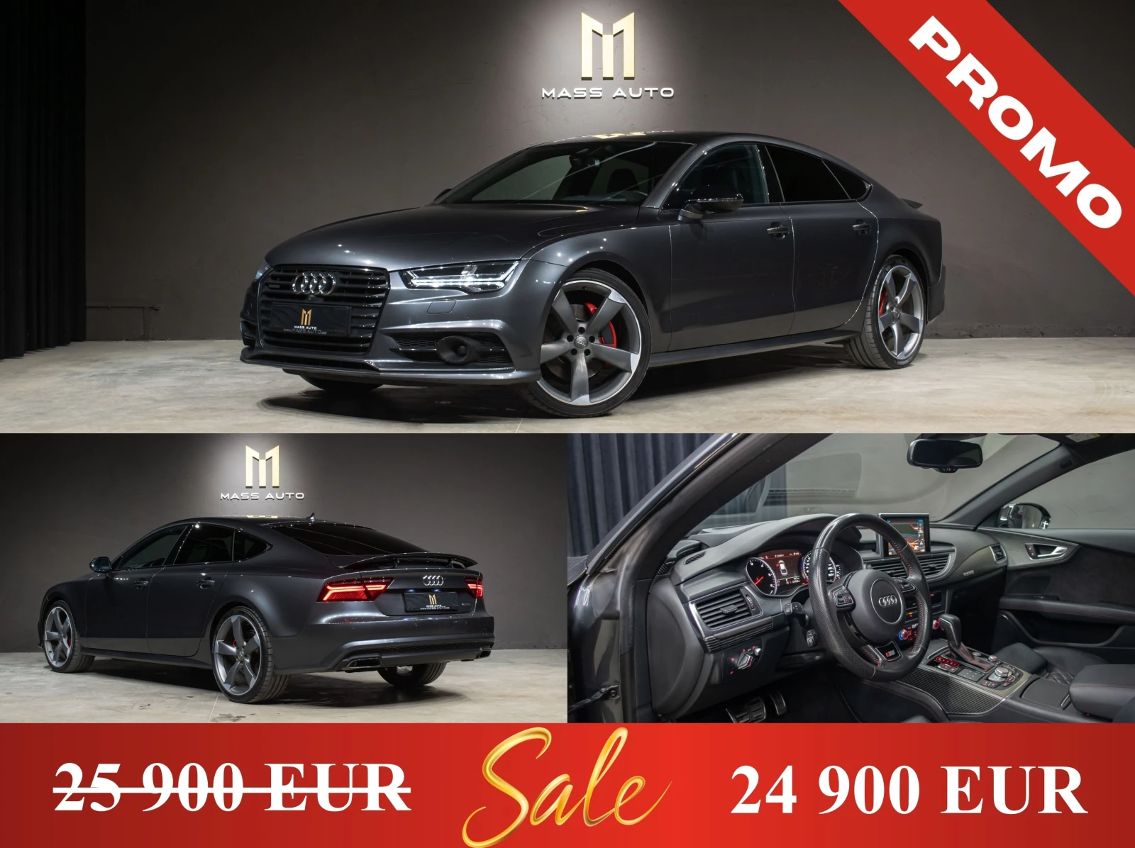 Audi A7 3.0BiTDI/Competition/21/Bose/Печка/СервизнаИстория