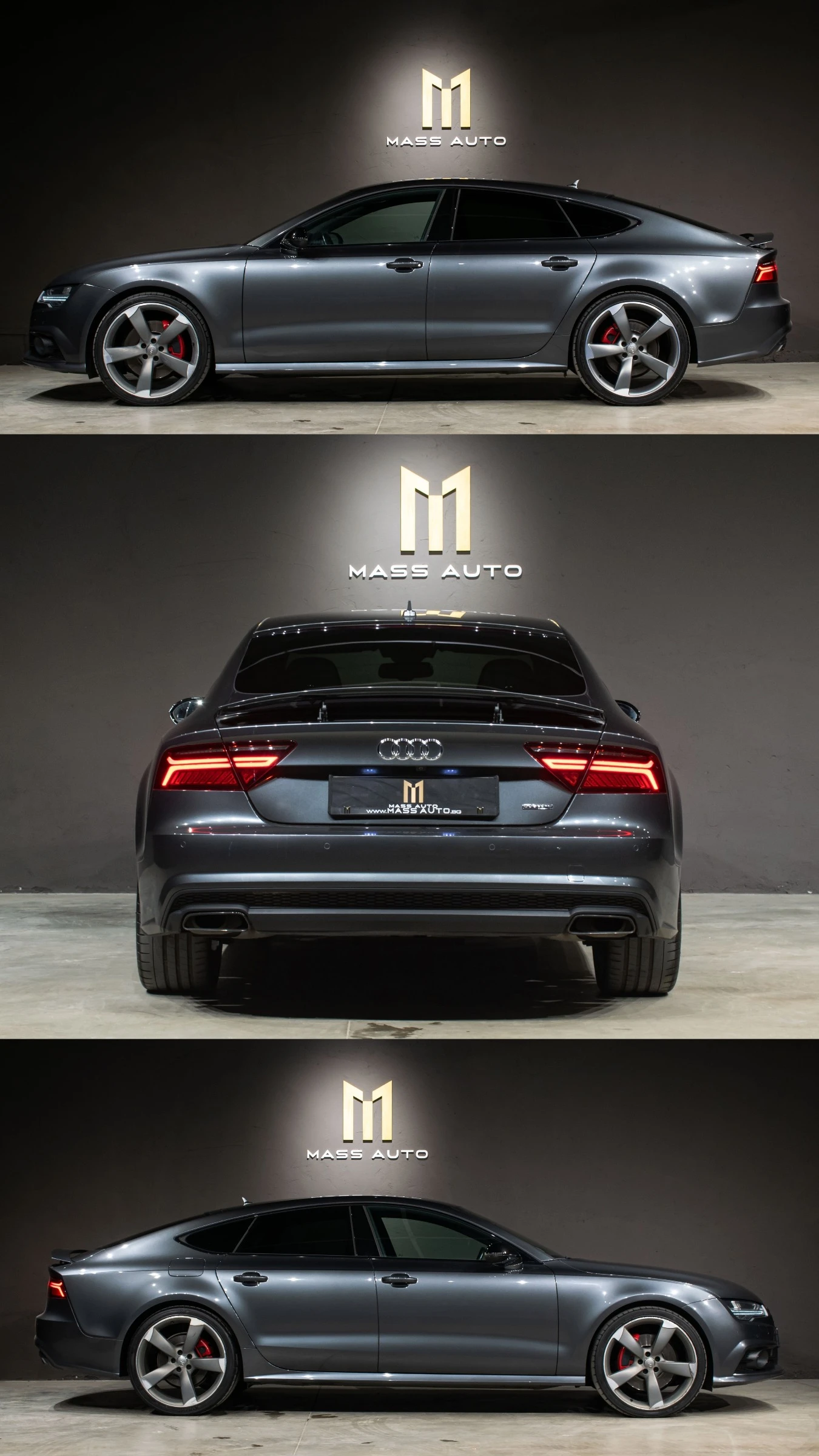 Audi A7 3.0BiTDI/Competition/21/Bose/Печка/СервизнаИстория, снимка 4 - Автомобили и джипове - 54884267