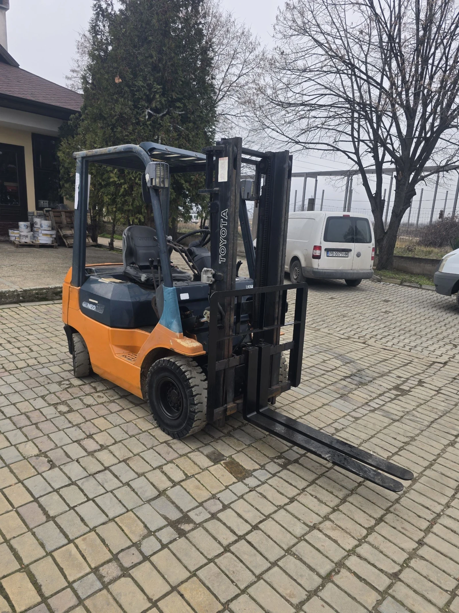 Мотокар Toyota Бензинов 1.5 тон, снимка 1