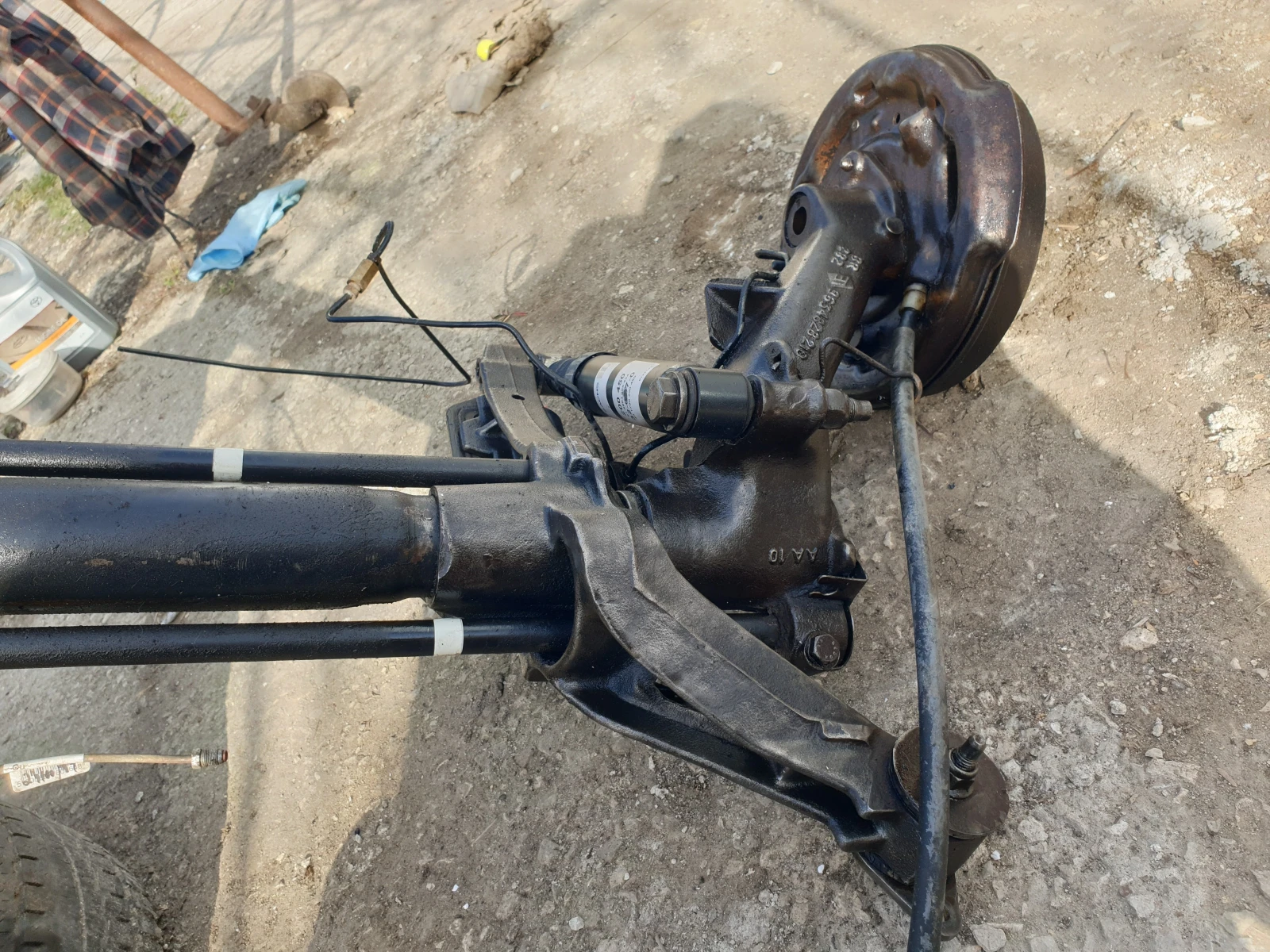 Заден мост оборудван перфектен Peugeot Partner Citroen Berlingo, снимка 5 - Части - 53951889