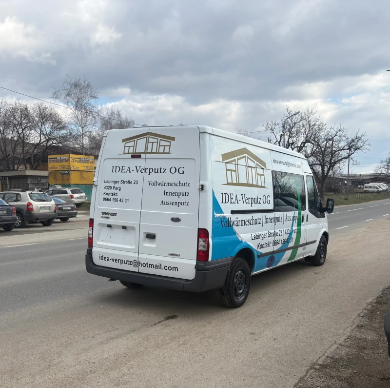 Ford Transit КЛИМА/ МАКСИ/ 6 Места, снимка 4 - Бусове и автобуси - 49369389